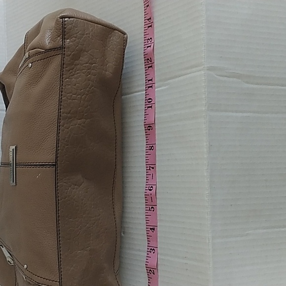 Etienne Aigner Tan Leather Satchel Bag - Picture 8 of 12